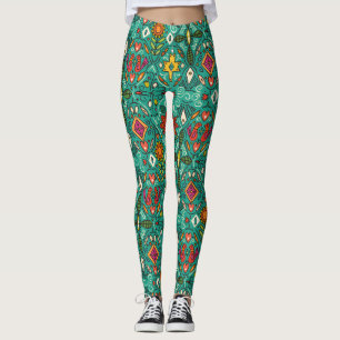 Zoryana aquamarin leggings