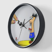Zot Wall Clock Number 3 - Meldung Uhr (Winkel)