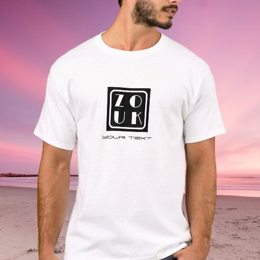 Zouk Dance Logo schwarz brasilianisch T-Shirt