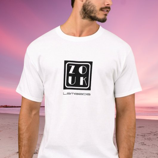 Zouk Dance Logo schwarz brasilianisch T-Shirt