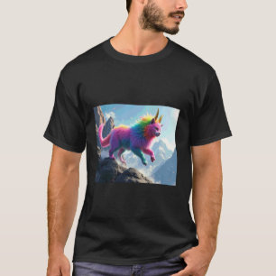 Zouwu, regenbogenbedeckte mythische Katze der chin T-Shirt