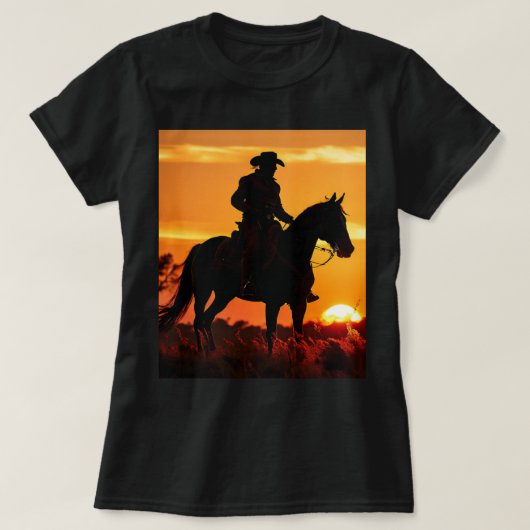 ZOYNK Cowboy Sunset 0023384 T-Shirt (Design vorne)