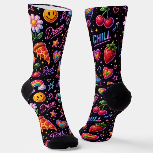 Zoynk Neon Socken 0047480 (Gewinkelt)