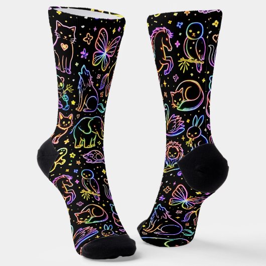 Zoynk Neon Socken 0047484 (Gewinkelt)