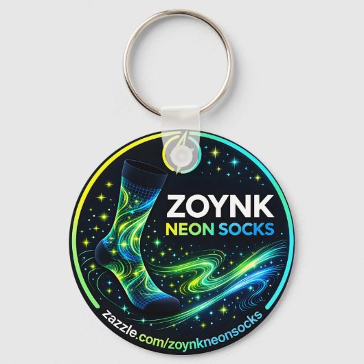Zoynk Neon Socks Schlüsselanhänger (Vorderseite)