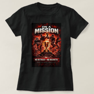 ZOYNK Store Auf einer Mission Keine Rückzüge 00456 T-Shirt