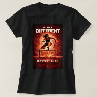 ZOYNK Store Built Different Hurdles Female 0045645 T-Shirt