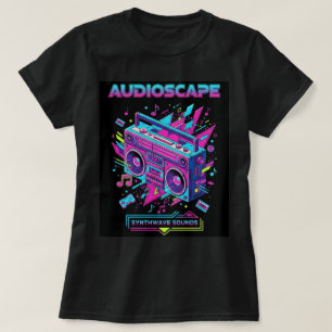 ZOYNK T-Shirt Grafik Audioscape Boom Box 0045216