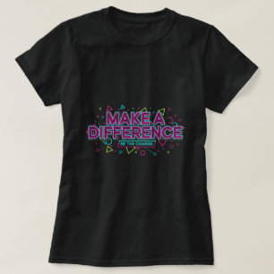 ZOYNK T-Shirt-Grafiken machen einen Unterschied 00 T-Shirt