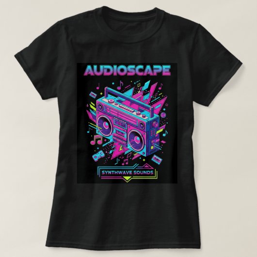 ZOYNK T-Shirt Graphics Audioscape Boom Box 0045216 (Design vorne)