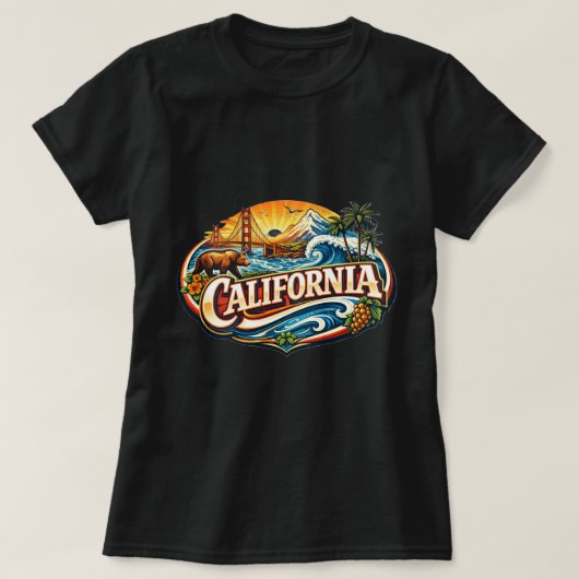 ZOYNK T-Shirt Graphics California 0045171 (Design vorne)