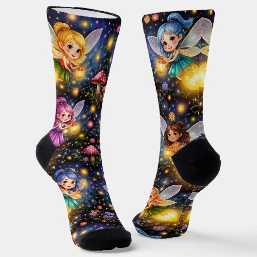 ZOYNKLAB Experiment Glühwürmchen Feen 0047157 Socken (Gewinkelt)