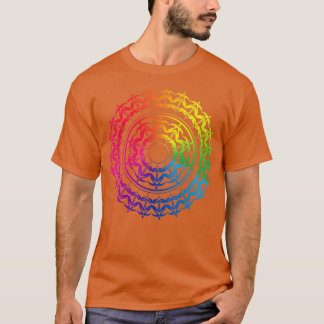 Zozo Regenbogen mandala Beste Wünsche multikolare T-Shirt