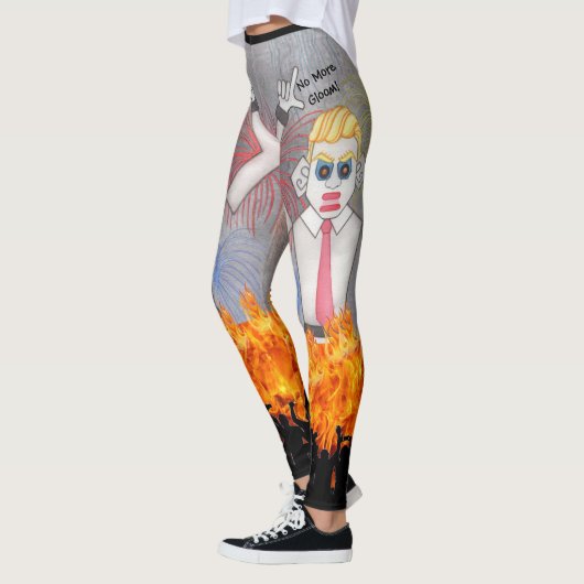 Zozobra Santa Fe, NM Gloom weg! Verbringe ihn! Leggings (Links)