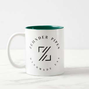 ZP Classic Logo Zwei-Töne-Tasse Zweifarbige Tasse
