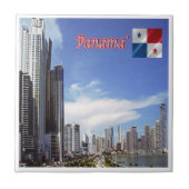 zPA006 PANAMA, Skycrapers, Amerika, Fliese (Vorderseite)