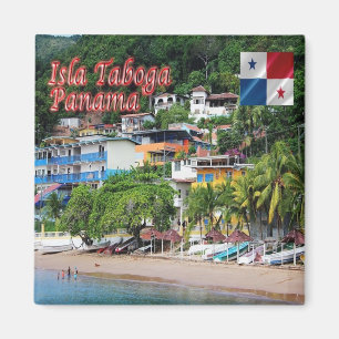 zPA007 PANAMA, Insel Taboga, Amerika, Kühlschrank Magnet