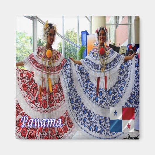 zPA011 PANAMA, Panamaische Empolleradas, Kühlschra Magnet (Vorne)