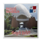 zPA012 PANAMA, Bahá'í Temple in San Miguelito, Fliese (Vorderseite)