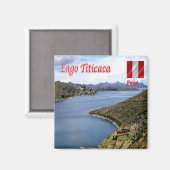 zPE0013 LAKE TITICACA, Peru, Amerika, Kühlschrank Magnet (Vorderseite/Rückseite)