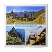 zPE005 MACHU PICCHU, Mosaik, Peru, Amerika, Fliese (Vorderseite)