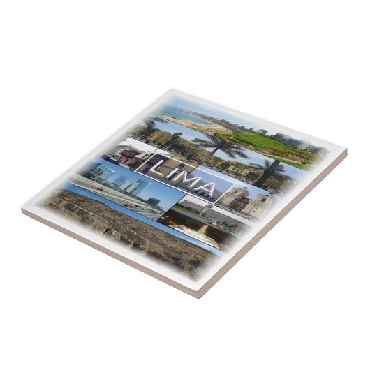 zPE008 Mosaik von LIMA in Peru, Amerika, Fliese (Seite)