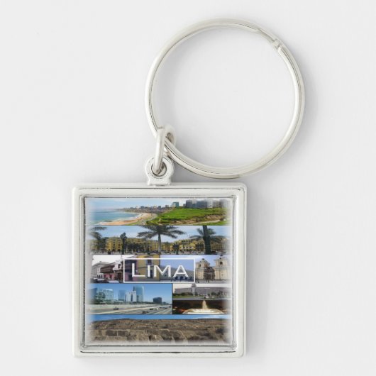 zPE008 Mosaik von LIMA in Peru, Amerika, Schlüsselanhänger (Vorne)