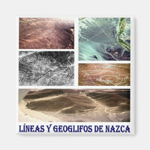 zPE009 PERU, Nazca-Linien und Geoglyphen, Kühlschr Magnet