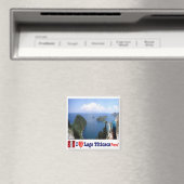 zPE012 LAKE TITICACA I Liebe, Peru, Kühlschrank Magnet (In Situ (Geschirrspüler))