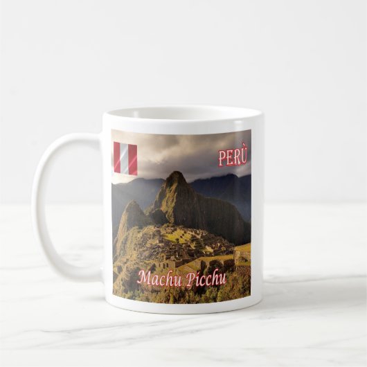 zPE025 MACHU PICCHU, Cozco, Peru, Kaffeetasse (Links)
