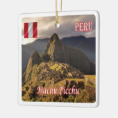 zPE025 MACHU PICCHU, Cozco, Peru, Kühlschrank Keramikornament (Links)