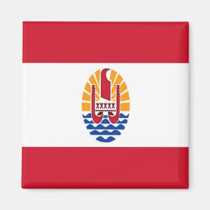zPF001 FRANZÖSISCH-POLYNESIEN FLAG, Ozeanien, Kühl Magnet