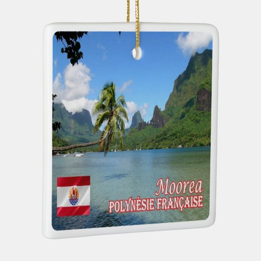 zPF013 COOK BAY, MOOREA, Französisch-Polynesien, Keramikornament (Rechts)