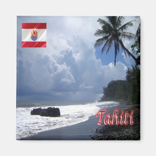 zPF014 TAHITI, Französisch-Polynesien, Ozeanien, K Magnet (Vorne)