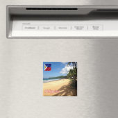 zPH006 Strand von NACPAN, Philippinen, Asien, Kühl Magnet (In Situ (Geschirrspüler))