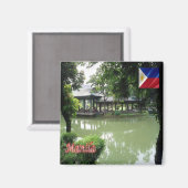 zPH007 Chinese Garden of MANILA Philippines Kühlsc Magnet (Vorderseite/Rückseite)