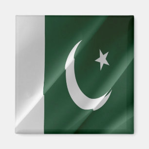 zPK002 schwellende pakistanische FLAG Pakistan, Magnet