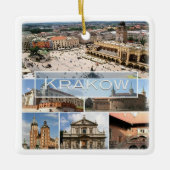 zPL004 KRAKOW, Polen, Europa, Keramikornament (Vorderseite)