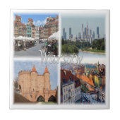 zPL006 WARSCHAU WARSZAWA, Polen, Europa, Fliese (Vorderseite)