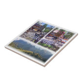 zPL007 ZAKOPANE, Polen, Fliese (Seite)