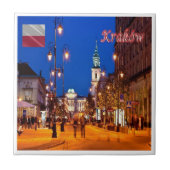 zPL019 KRAKÓW LONG COURSE, Polen, Fliese (Vorderseite)