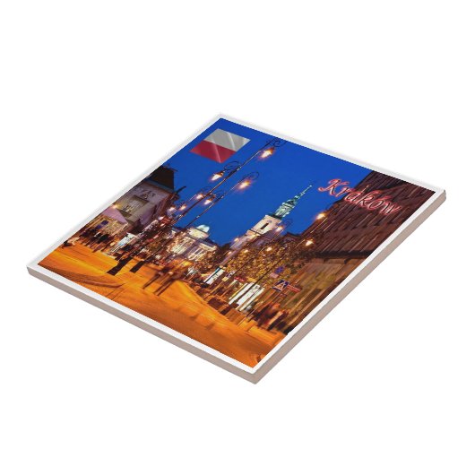 zPL019 KRAKÓW LONG COURSE, Polen, Fliese (Seite)