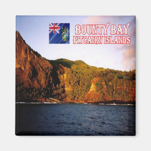 zPN007 BOUNTY BAY, Pitcairn Islands, Kühlschrank Magnet