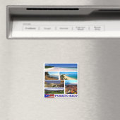 zPR006 PUERTO RICO, Mosaik, Amerika, Kühlschrank Magnet (In Situ (Geschirrspüler))