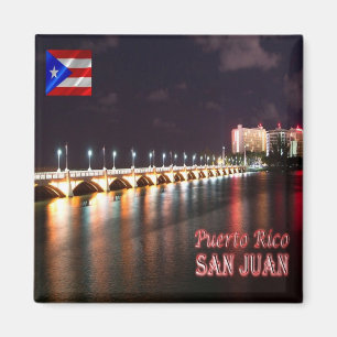 zPR008 PUERTO RICO, San Juan, Dos Hermanos Bridge, Magnet