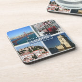 zPT007 LISBON, Portugal, Getränkeuntersetzer (Linke Seite)