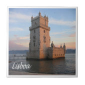 zPT015 LISBON Tower, Portugal, Europa, Fliese (Vorderseite)