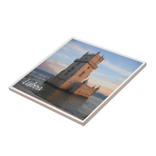 zPT015 LISBON Tower, Portugal, Europa, Fliese