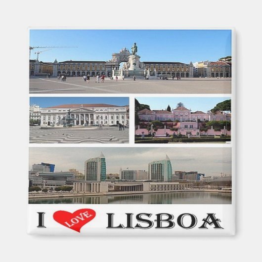 zPT019 LISSABON "II Liebe", Portugal, Europa, Kühl Magnet (Vorne)