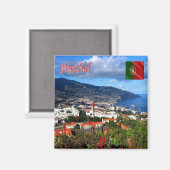 zPT022 FUNCHAL, Portugal, Europa, Kühlschrank Magnet (Vorderseite/Rückseite)